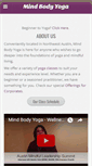 Mobile Screenshot of mindbodyyogaaustin.com